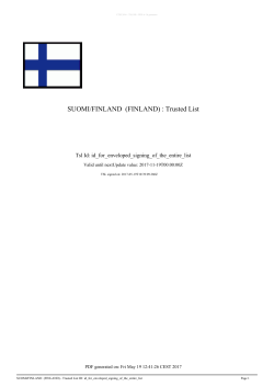 SUOMI/FINLAND (FINLAND)