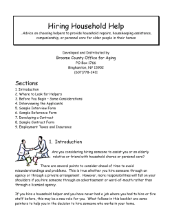 Hiring Household Help