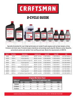 2-cycle guide - Warren Distribution
