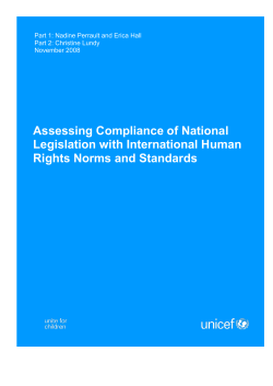 Assessing Compliance of National Legislation with