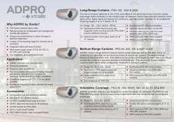 ADPRO PIR Reference Chart
