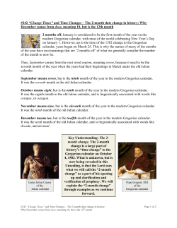 #242 “Change Times” and Time Changes – The 2