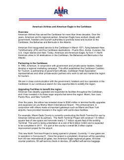 American Airlines and American Eagle in the Caribbean Overview