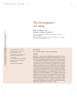 The Development of Coping - Portland State University