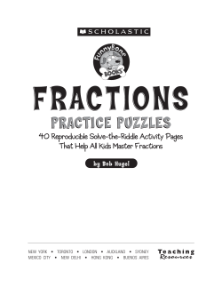 40 Reproducible Solve-the-Riddle Activity Pages That Help All Kids