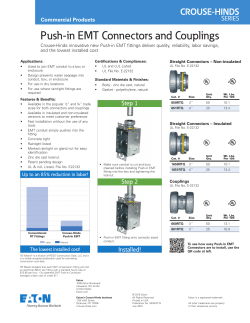 Push-In EMT connectors Rev6.indd