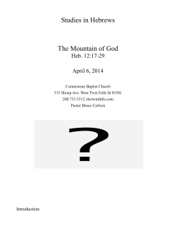 4/6, The Mountain of God.pages