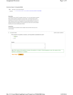 Page 1 of 9 Assignment Previewer 8/29/2014 file:///C:/Users/Mi el