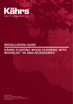 installation guide k&auml;hrs floating wood flooring with woodloc