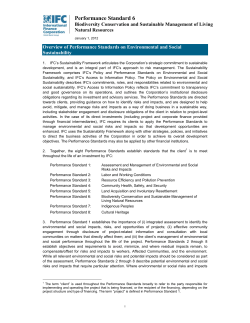 Performance Standard 6