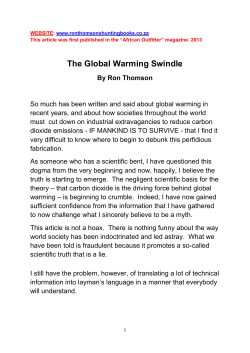 The Global Warming Swindle