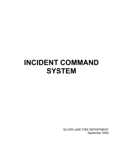 incident command system - Department of Human Resources