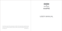 miniPRO User Manual - COMPLETE