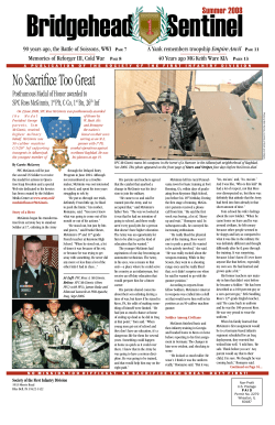 Summer - Society of the 1st Infantry Division