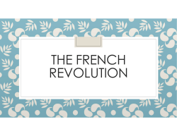 the french revolution - Liberty Union High School District
