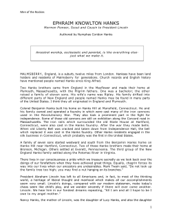 ephraim knowlton hanks