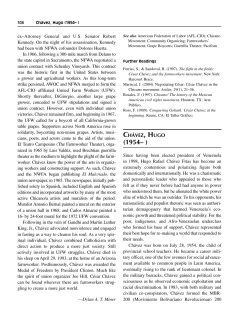 Hugo Chavez - Yachana.org