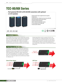 TCC-80/80I Series