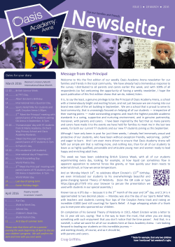 Issue 1 | 18 March 2016