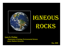 PP-5. Igneous Rocks - James Madison University