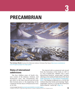 3 - Precambrian - SciTech Connect