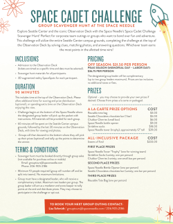 space cadet challenge