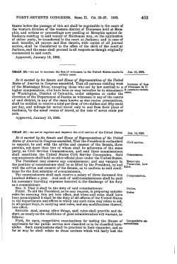 forty-seventh congress. sess. u. ch. 25-27. 1883. 403