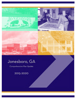 Jonesboro, City of - Georgia Department of Community Affairs