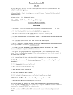 History of the Computer Part IV