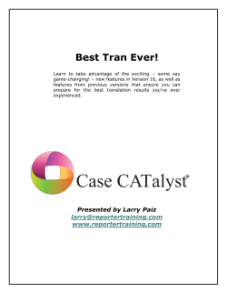 Best Tran Ever! - Stenographers World