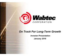 On Track For Long-Term Growth