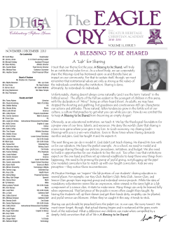 November/December 2010 - Decatur Heritage Christian Academy