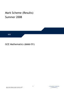 Mark Scheme
