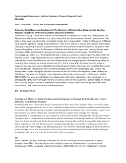 Commonwealth Museums: Culture, Economy