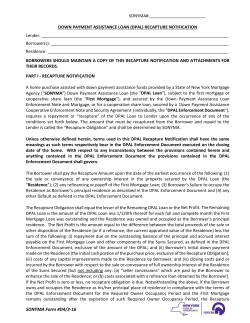 SONYMA Form #D4/3-16