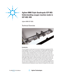 Understanding oxygen reaction mode in ICP-MS/MS