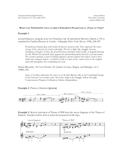 Example 1. Leonid Sabaneev, program notes for Prometheus, Op. 60