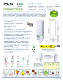 HYLITE led pl lamp 9w spec sheet