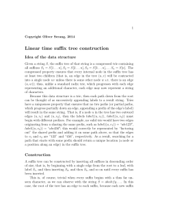 Notes on linear-time construction of suffix trees