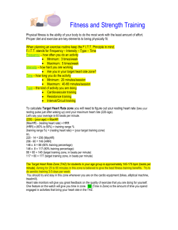 Fitness and Strength Training