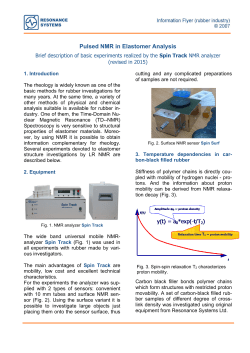 Curing degree and elasticity analysis in rubber