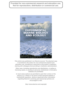 This article was published in an Elsevier journal. The attached copy