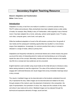 Secondary English Teaching Resource