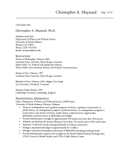 Christopher A. Maynard Page 1 of 10