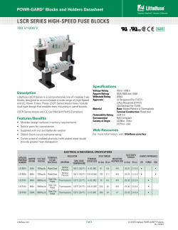 lscr series high-speed fuse blocks