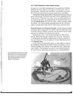 Presidential Foreign Policies