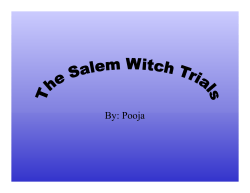 Salem Witch Trials