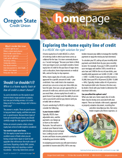 Get your newsletter here. - Oregon State Credit Union