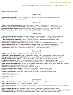 For Antonio, Cecilia, and Silvia. Generation 2 Generation 3