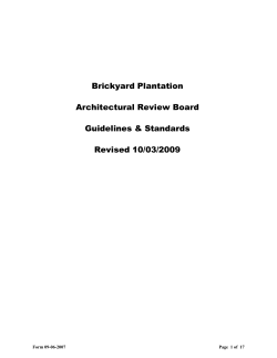 ARB Guidelines